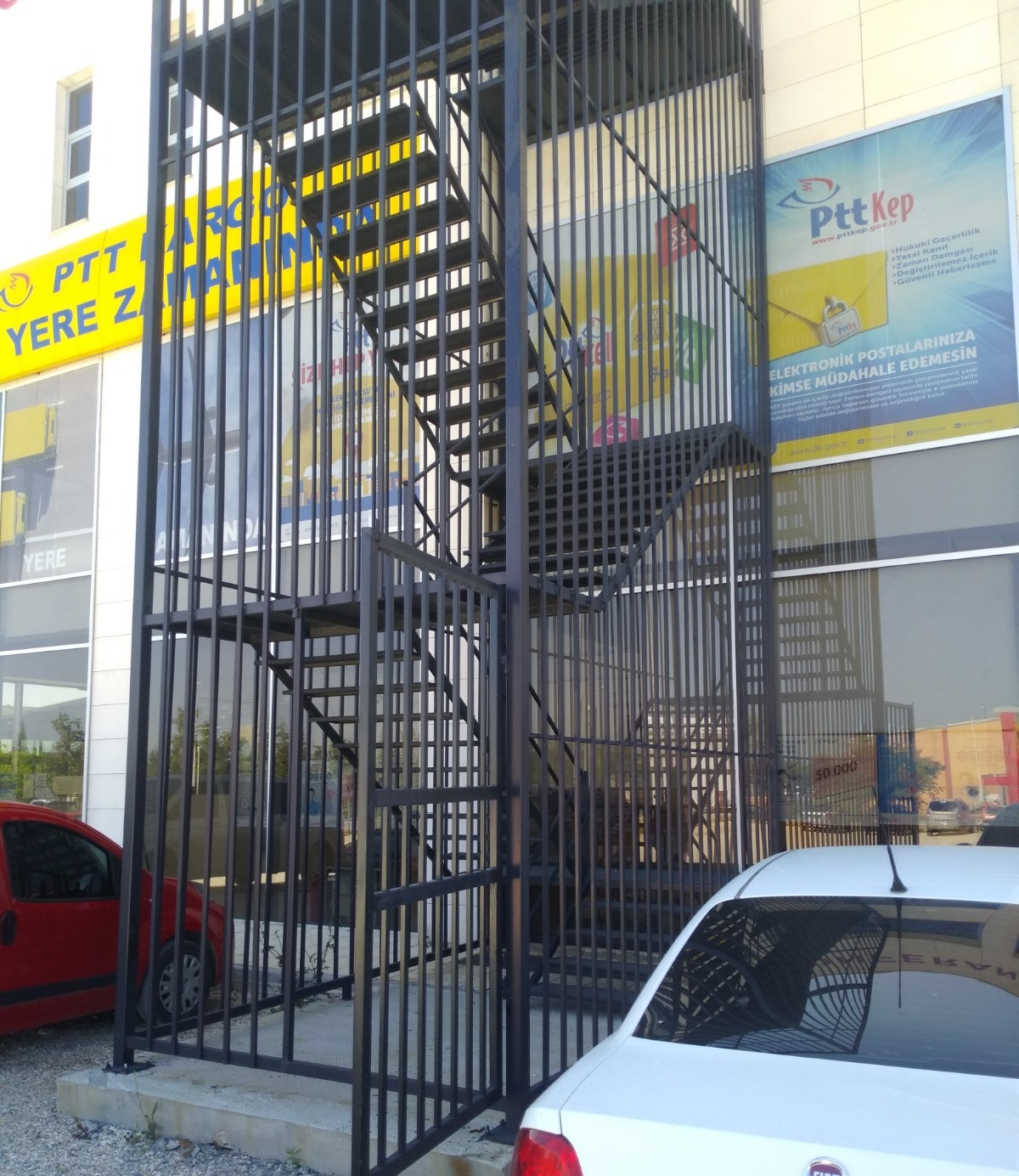 Yangın Merdiven İmalat Resimler