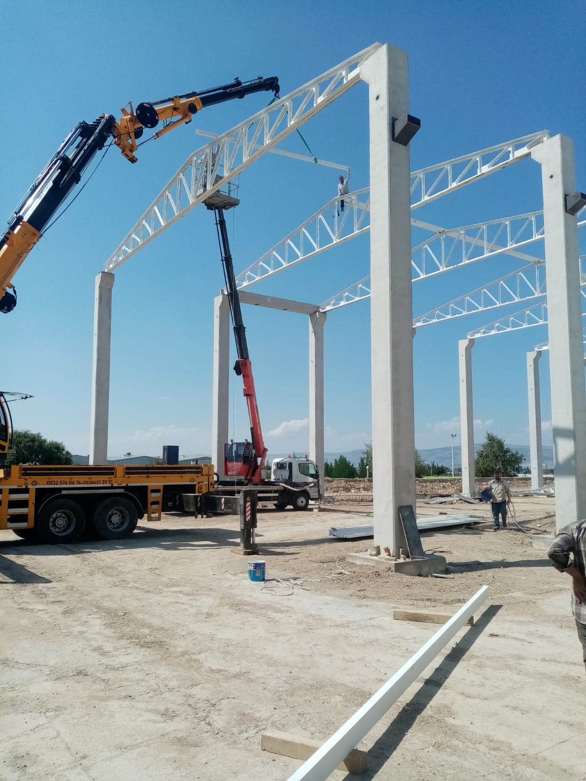 Suntasan Küpeliler Çelik Çatı 