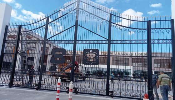 Eskişehir OSB Yaşam Bahçesi Ferforje Giriş Kapısı